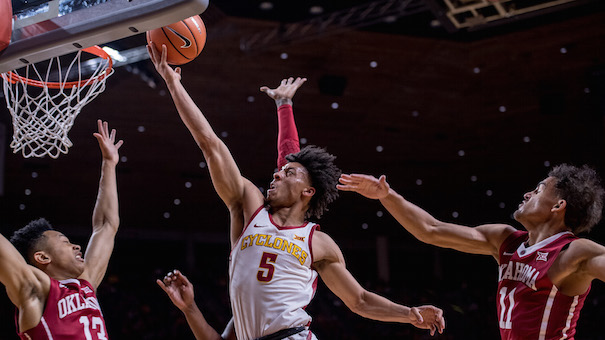 Wiggonton_Lindell18OU_2 Over the next few weeks, Iowa State will get back four key players from last season, including star point guard Lindell Wigginton (#5). (Photo courtesy of Iowa State Athletics)