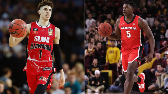 Ball v Edwards LaMelo Ball and Anthony Edwards